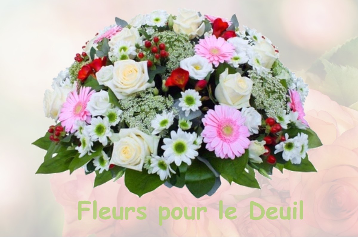 fleurs deuil SAINT-PIERRE-LE-MOUTIER